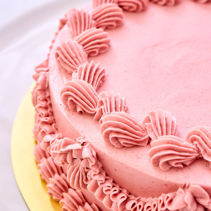 Raspberry Pistachio Cake (Slice)