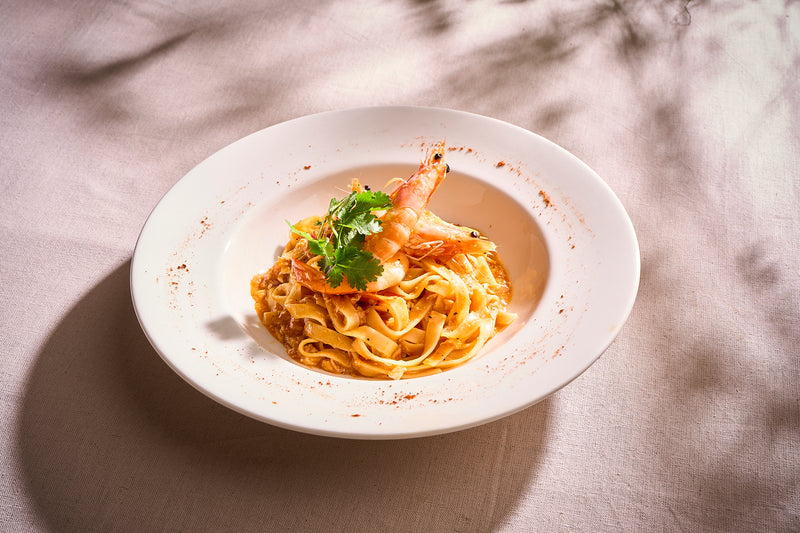 National Day Chili Crab Prawn Pasta