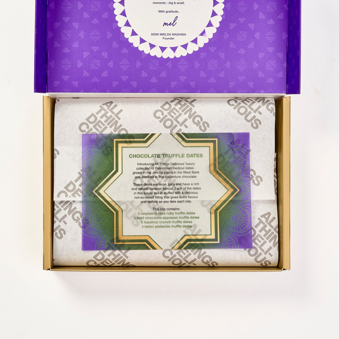 Chocolate Truffle Dates Gift Box (GF)