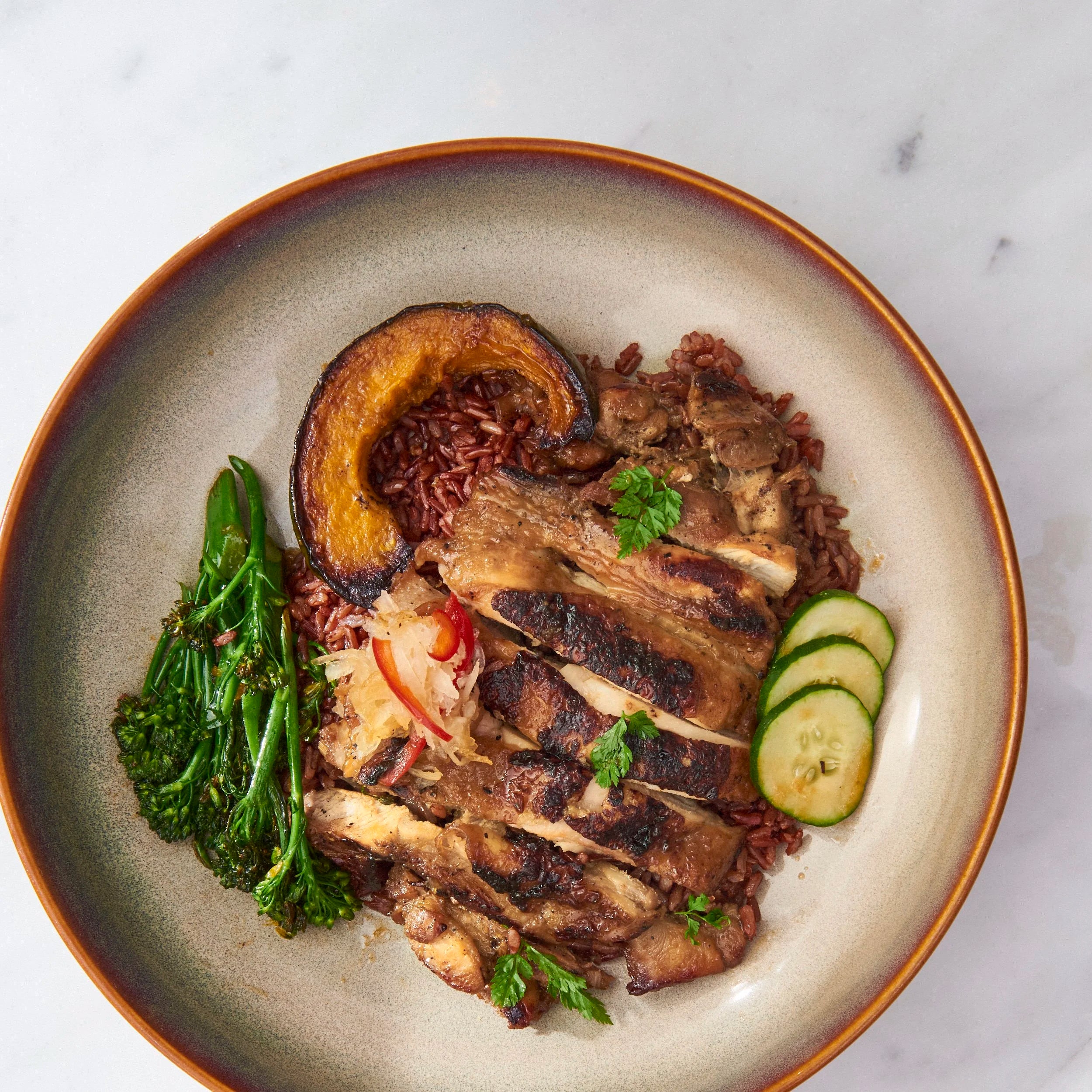 Lemongrass Chicken Rice Bowl
