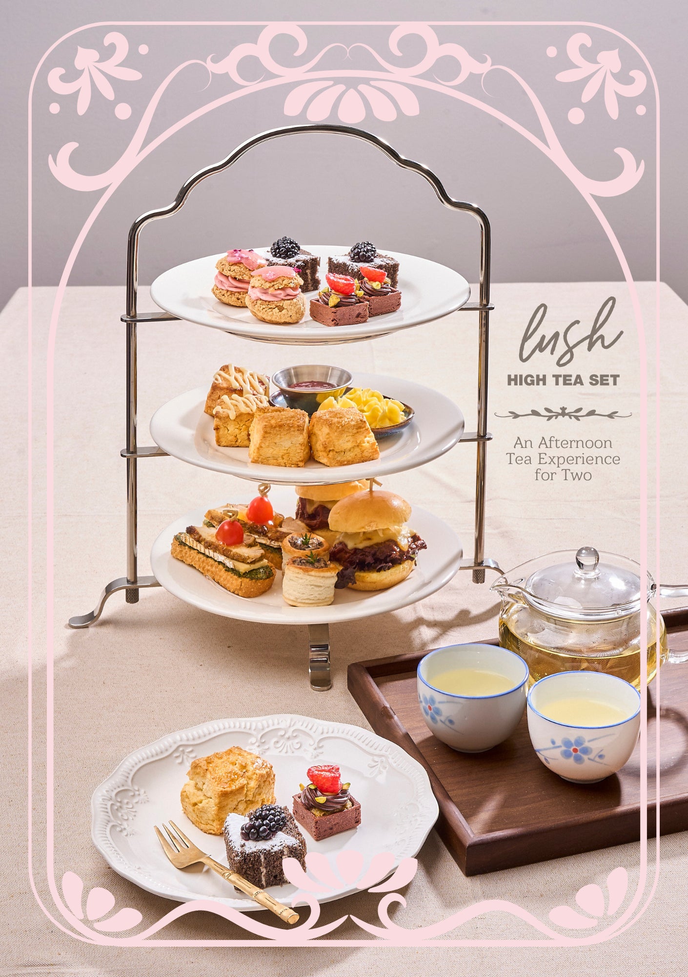 Lush High Tea Set Menu