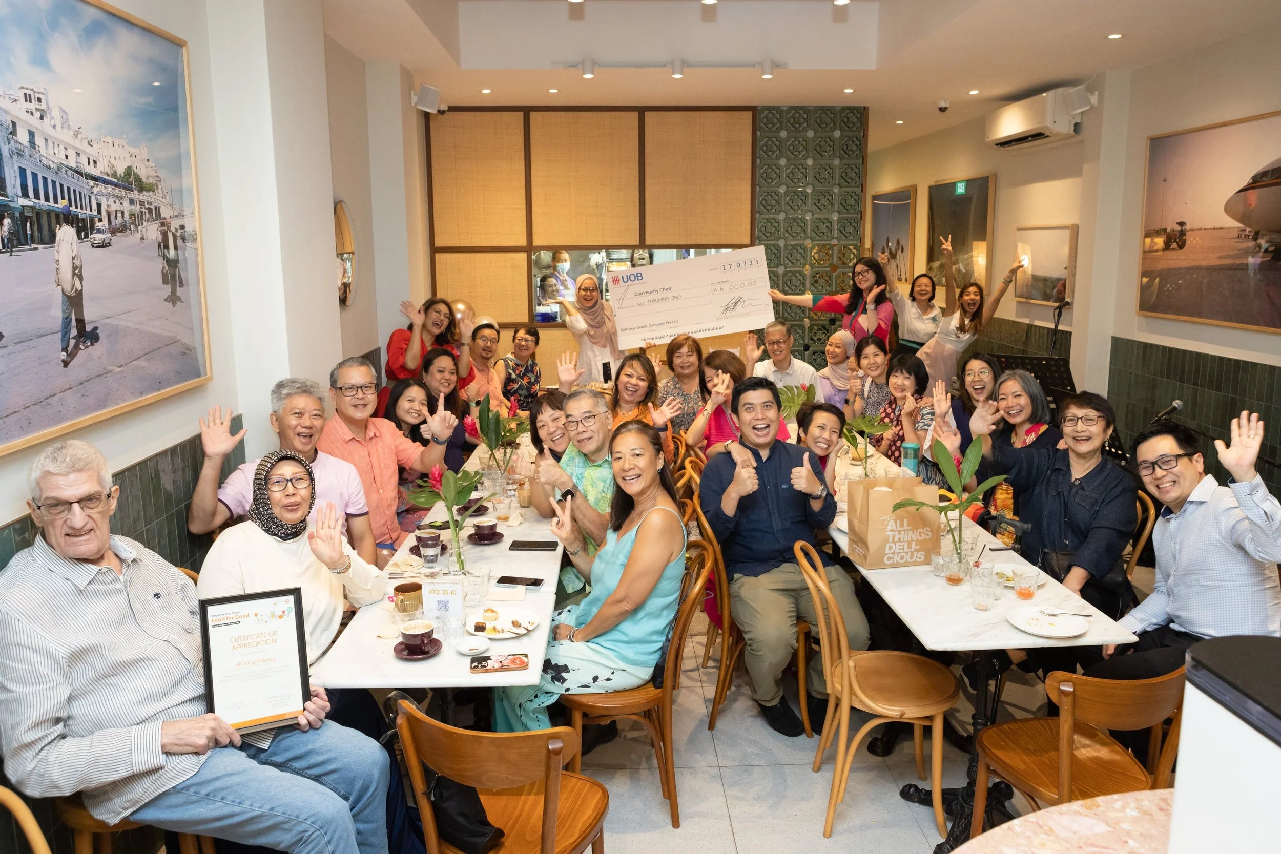 An intimate 10th Anniversary dinner at Arab Street.