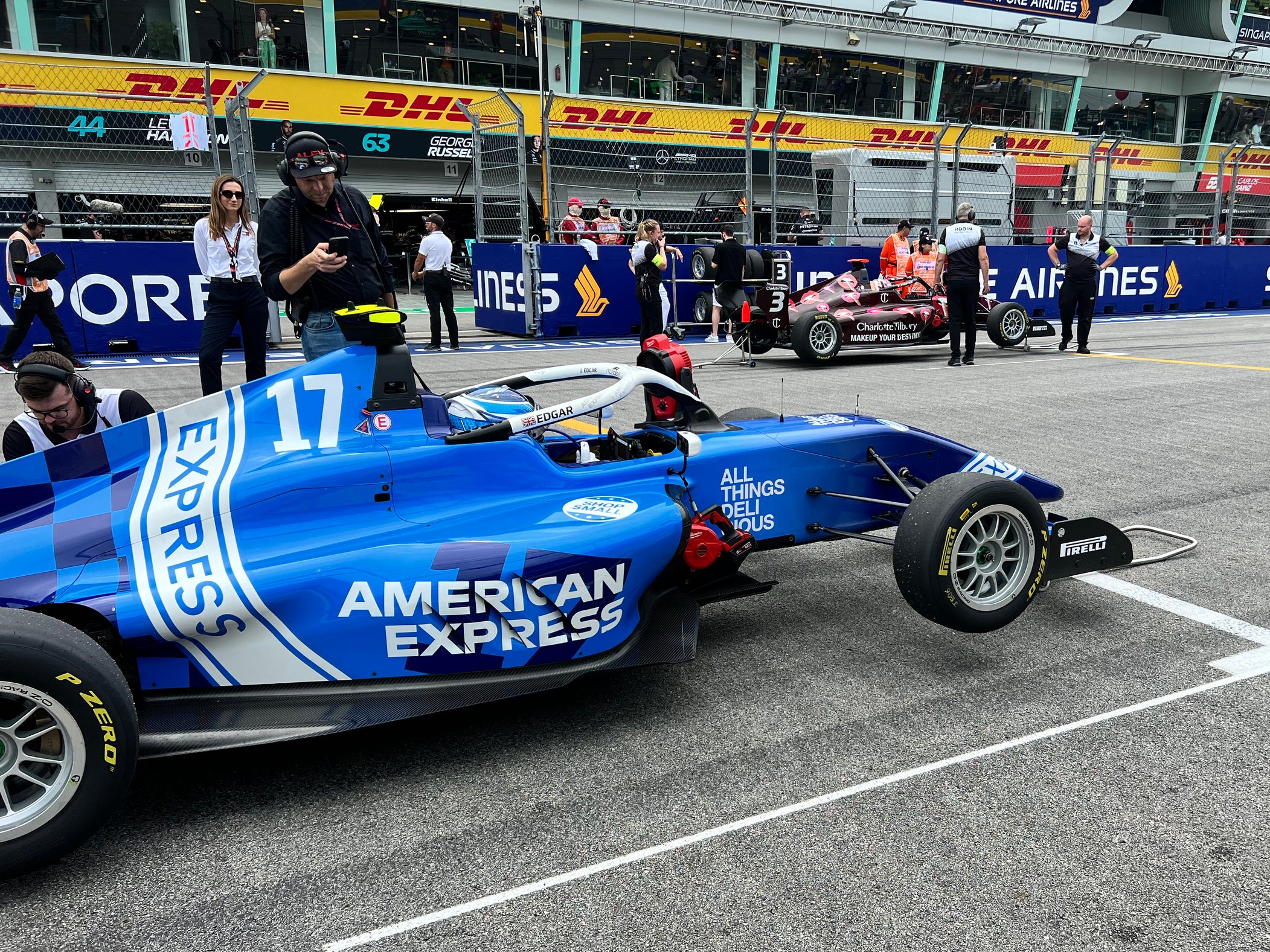 ATD voted Top Women-owned Business, F1 Academy car.