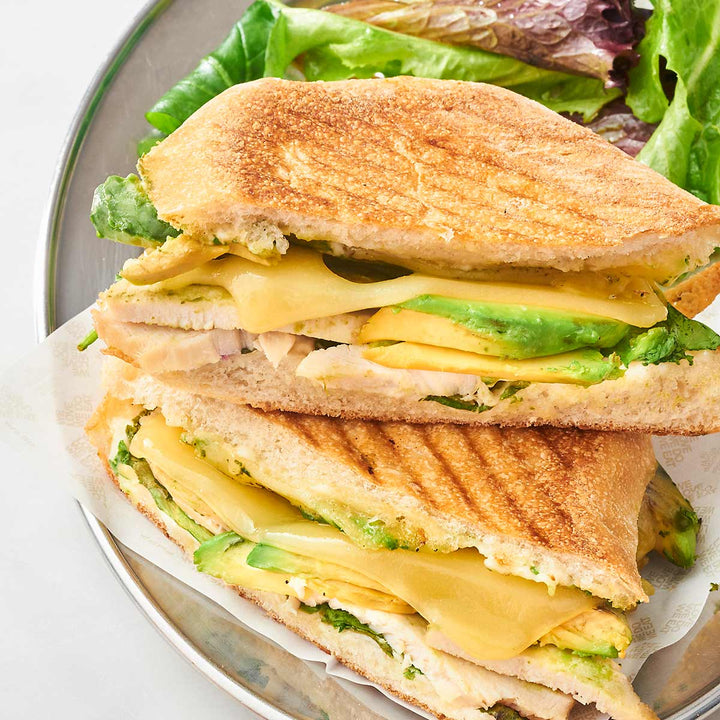 Roast Chicken Avocado Panini