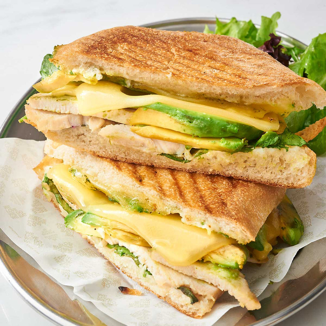 Roast Chicken Avocado Panini