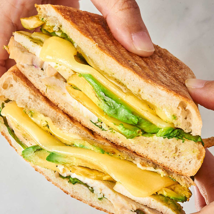 Roast Chicken Avocado Panini