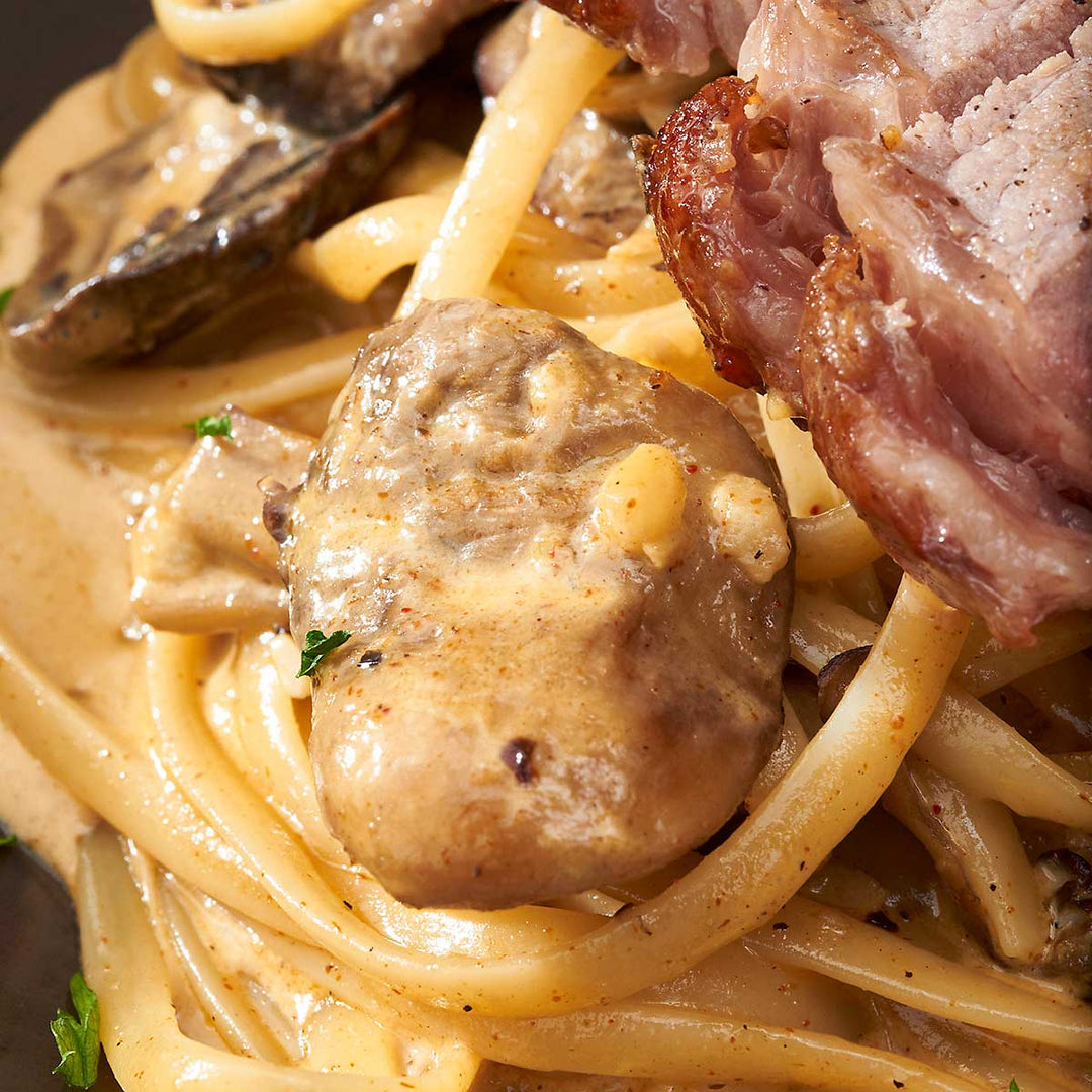 Steak &amp; Mushroom Stroganoff Linguine