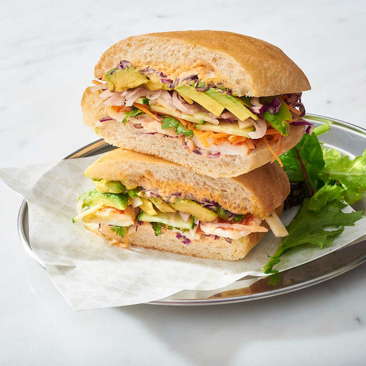 Prawn &amp; Avocado Banh Mi