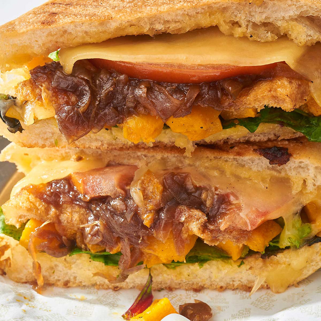 Roast Pumpkin Panini (V)