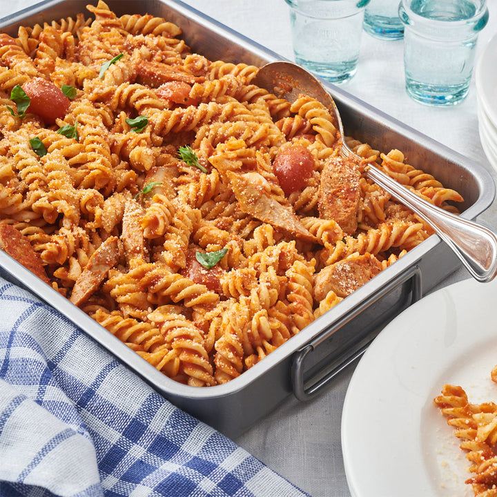 Fennel Sausage &amp; Cherry Tomatoes Pasta Tray